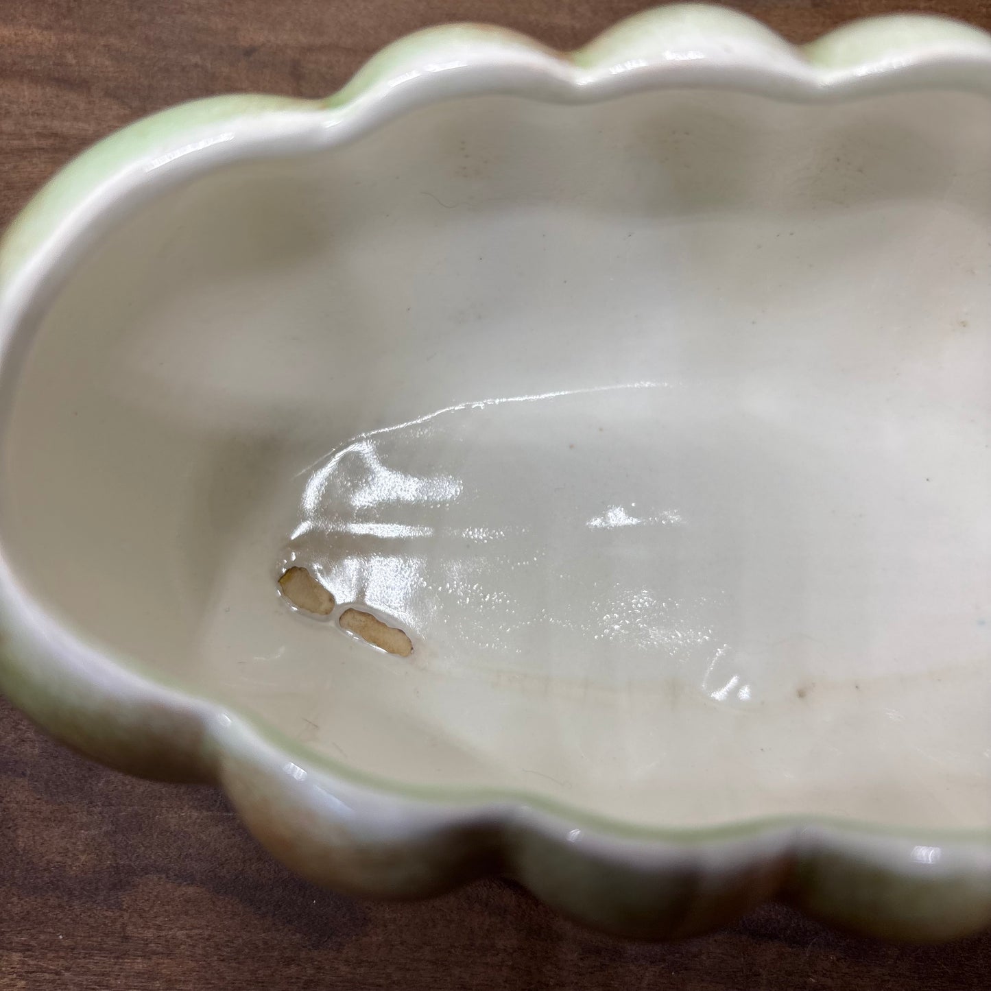 Shallow Scalloped Planter Pot