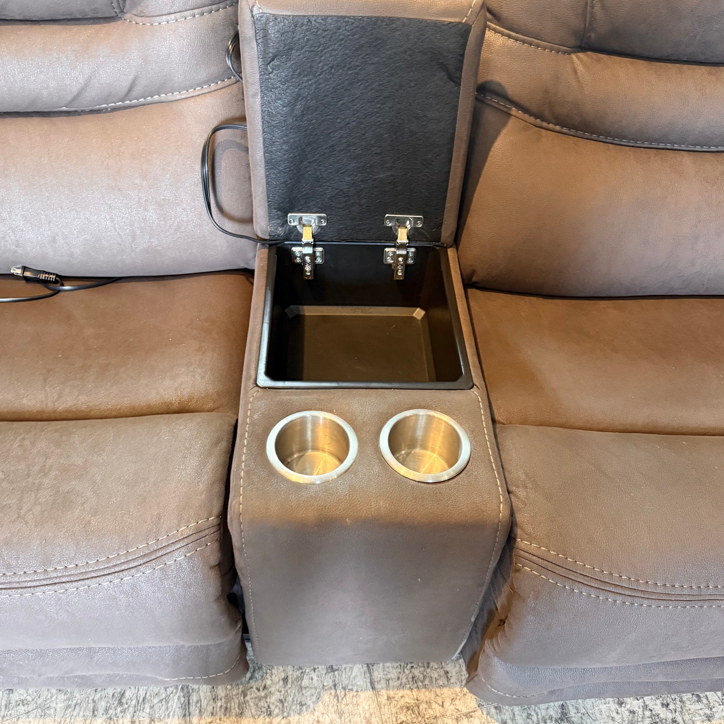 6pc Power Reclining Sectional Couch