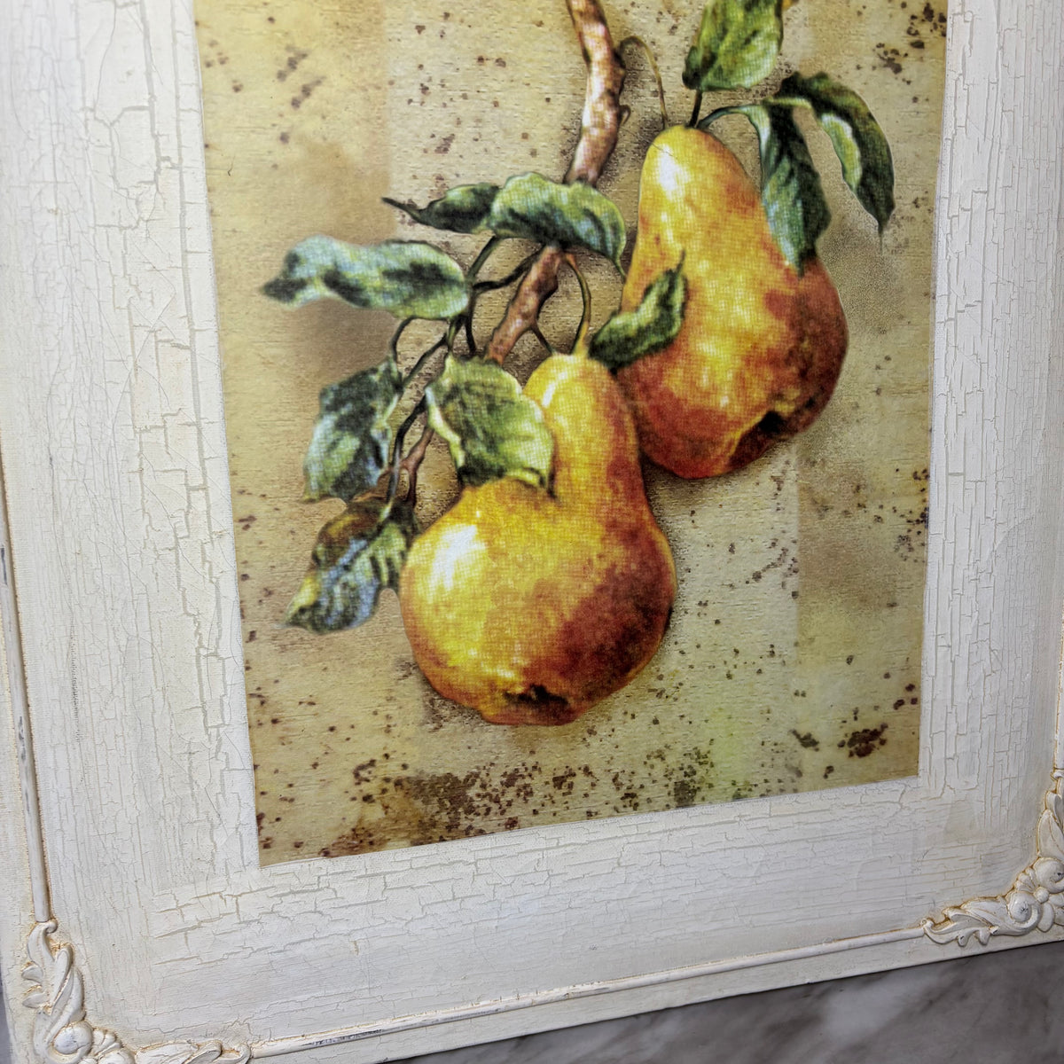 French Country Pear Canvas Art Print