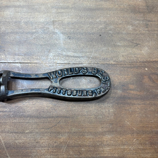 Antique “Worlds Best Pittsburg Pennsylvania” Can Opener