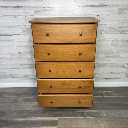 5 Drawer Tall Dresser