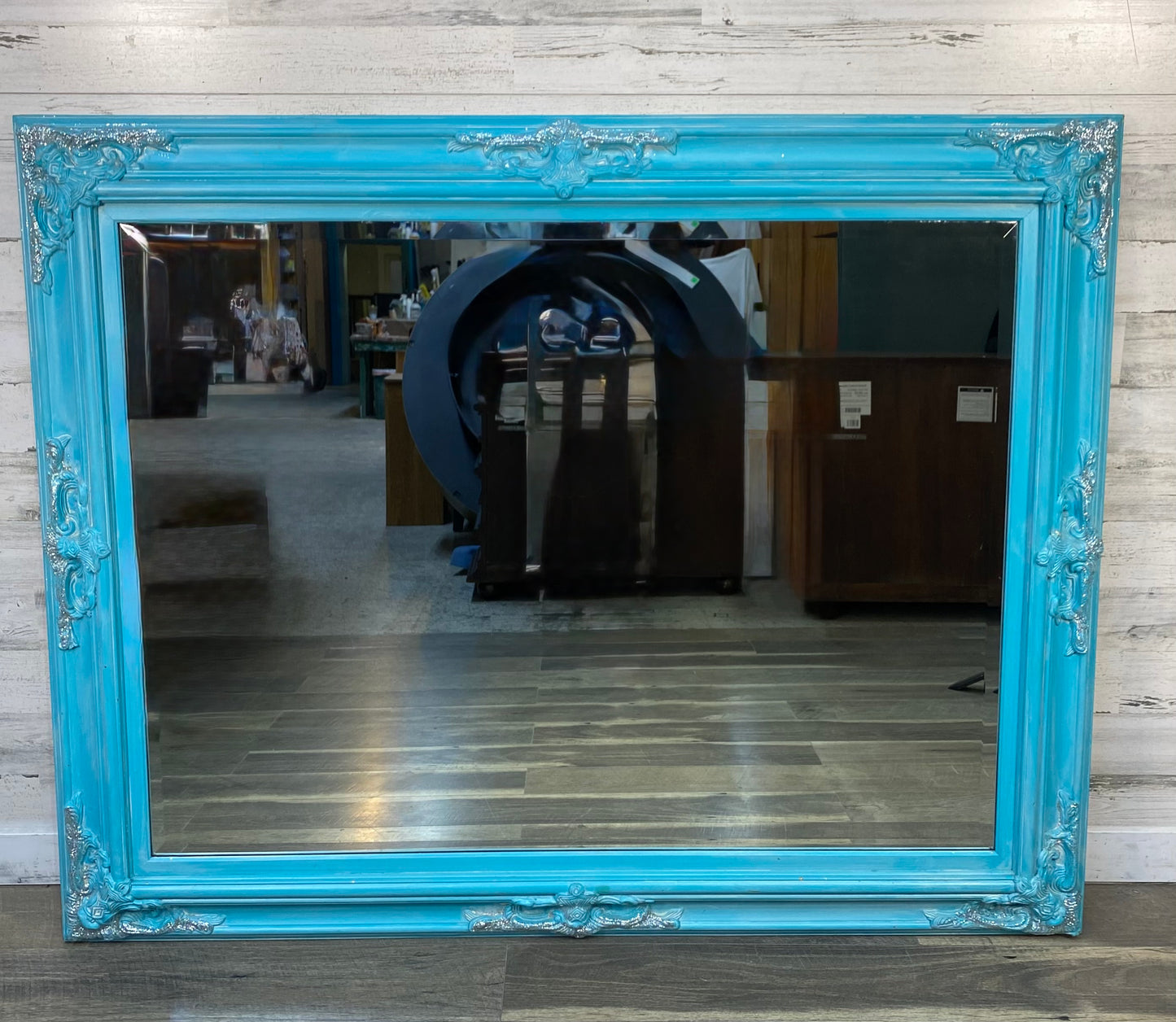 59” x 47” Huge Teal Mirror