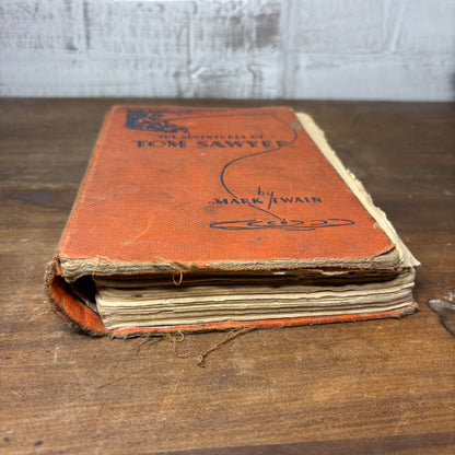 Antique 1920 Hardcover Edition Of The Adventures of Tom Sawyer by Mark Twain