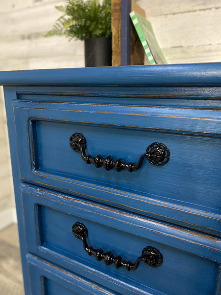 Large Navy Blue Dresser