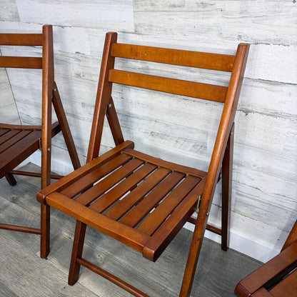 World Market folding chair closeup