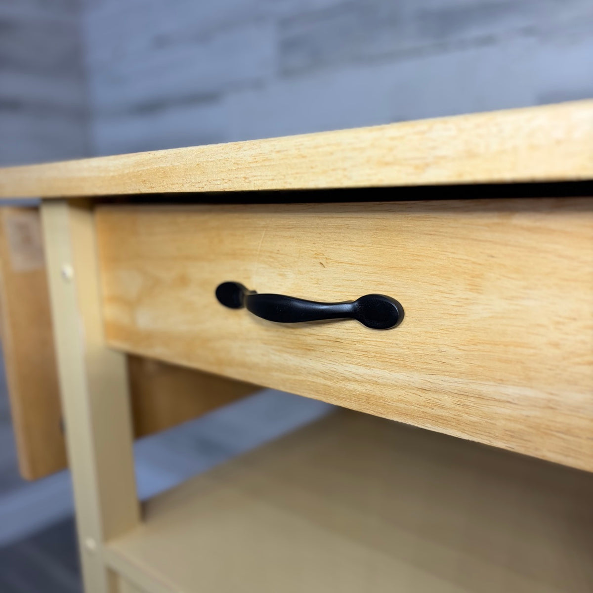 Kitchen island cart on wheels