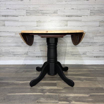 Round Double Drop Leaf Dining Table