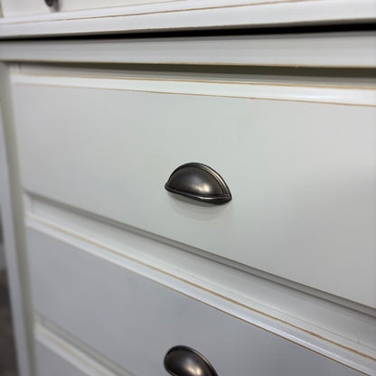 Refinished white roll top desk — photo 3