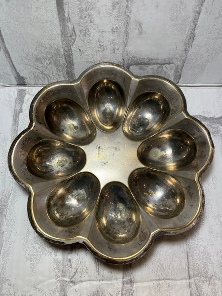 Silver Plated Egg Dish