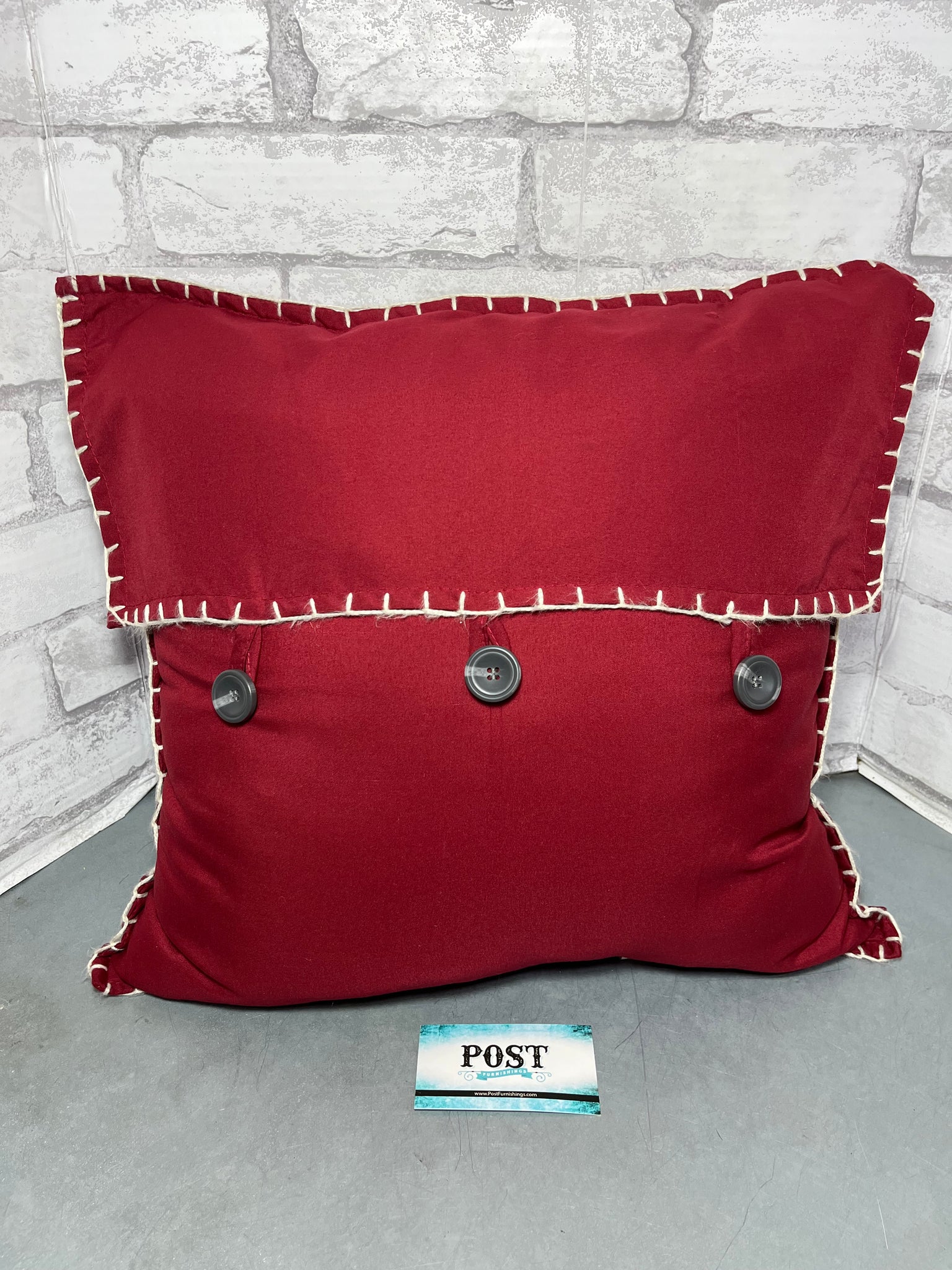 Madison Park Button Pillow