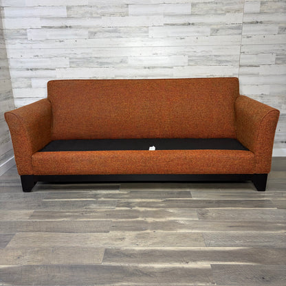Modern Orange Stanton Sofa Couch