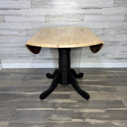 Round Double Drop Leaf Dining Table
