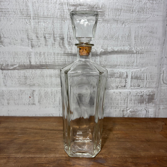 Vintage Glass Decanter Bottle