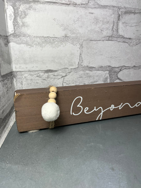 “Beyond Blessed” Wood Decor