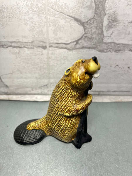 Bearfoots Beaver Sassy Mini Figurine Jeff Fleming Big Sky Carvers