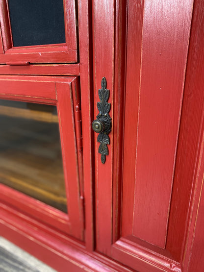 Rustic Red Tv Stand Entertainment Center