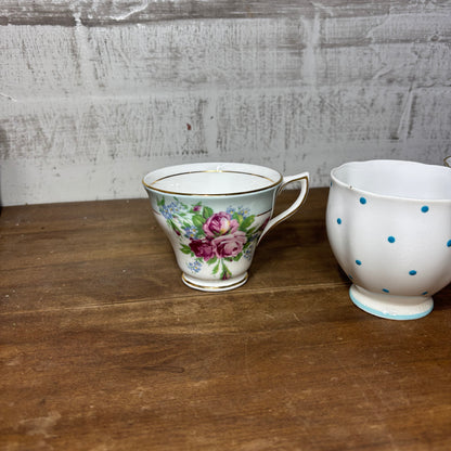 Vintage Teacup Set Of 4 #4