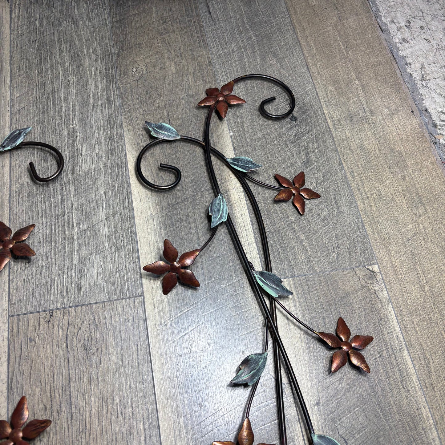 Floral Metal Wall Decor Set Of 2