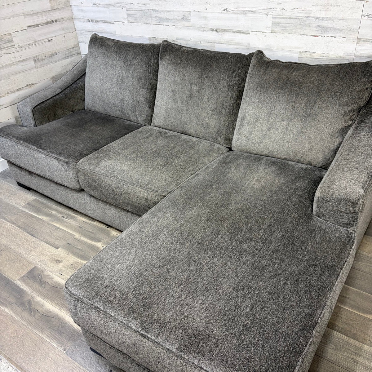 Stanton reversible sectional couch with chaise ottoman