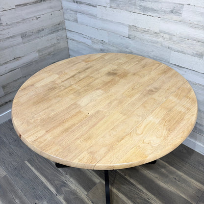 Round Double Drop Leaf Dining Table