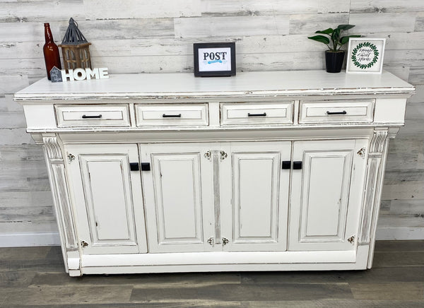 Rustic Farmhouse White Buffet