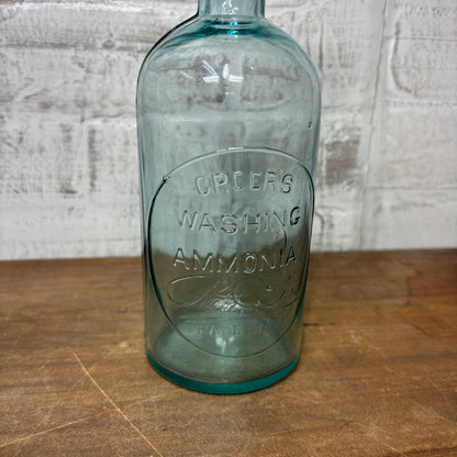 Antique Greer's Washing Amonia Bottle