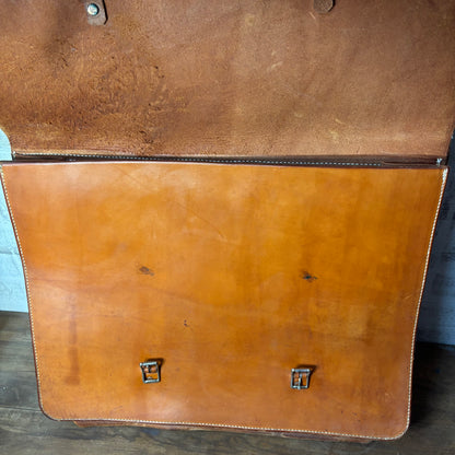 Genuine Leather Saddle Bag For Horse