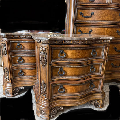 4pc Dresser Set Old World