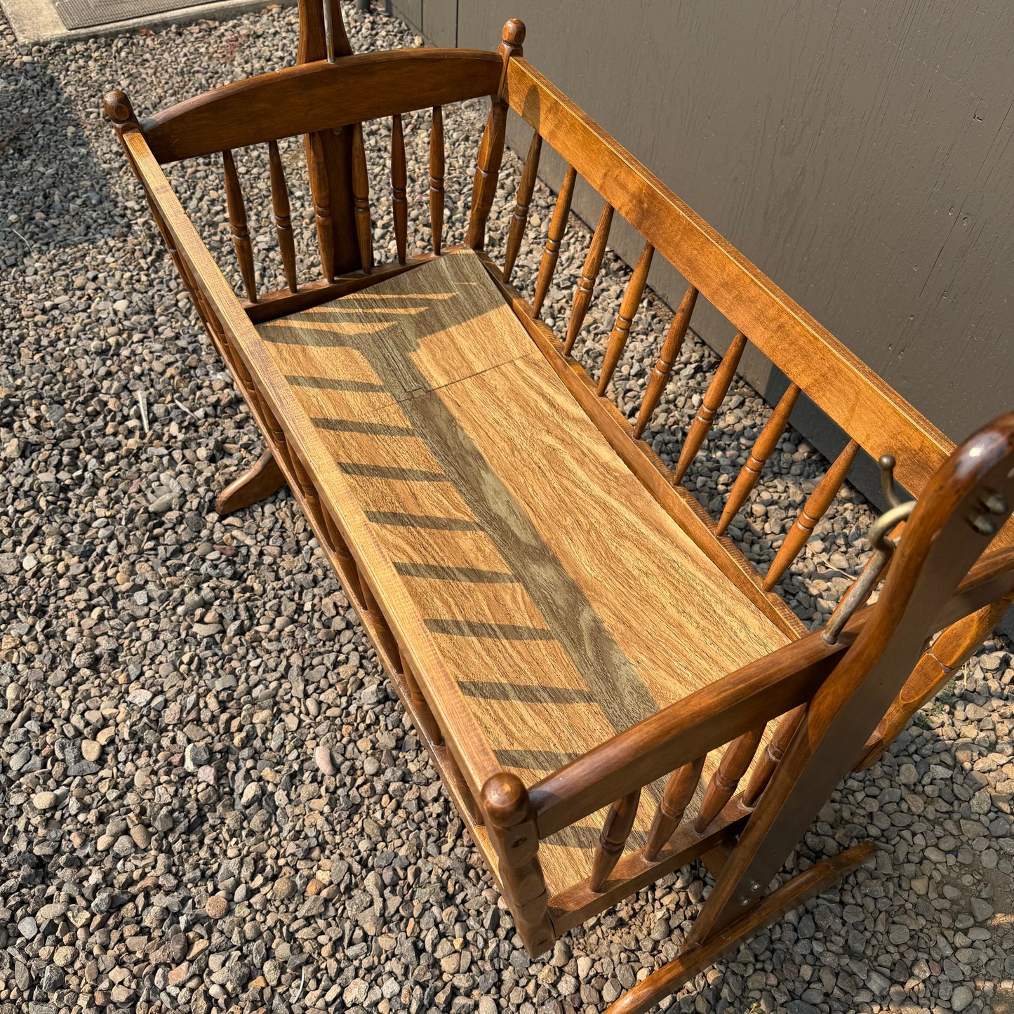 Vintage Baby Rocking Cradle