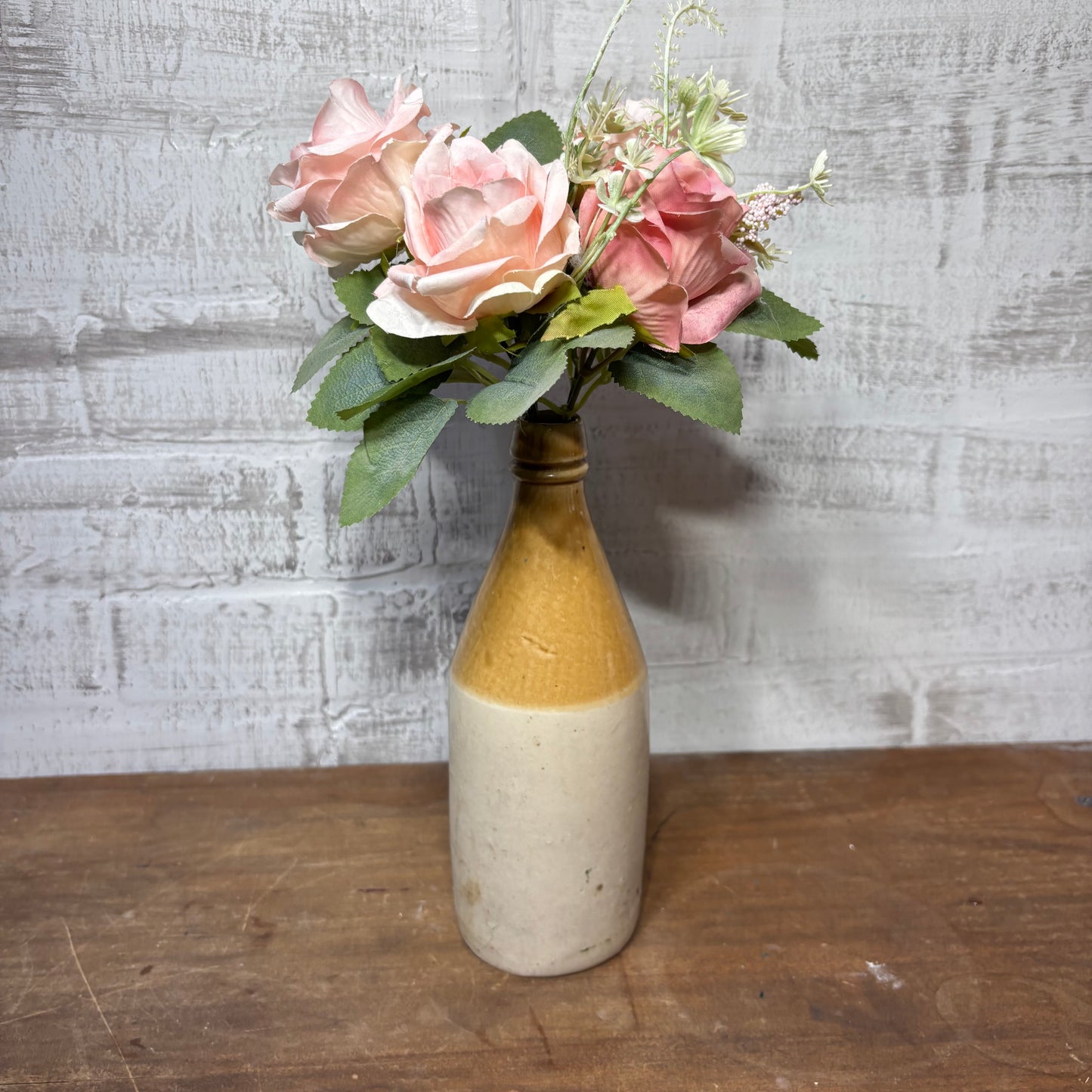 Antique Two Tone Bottle/ Vase