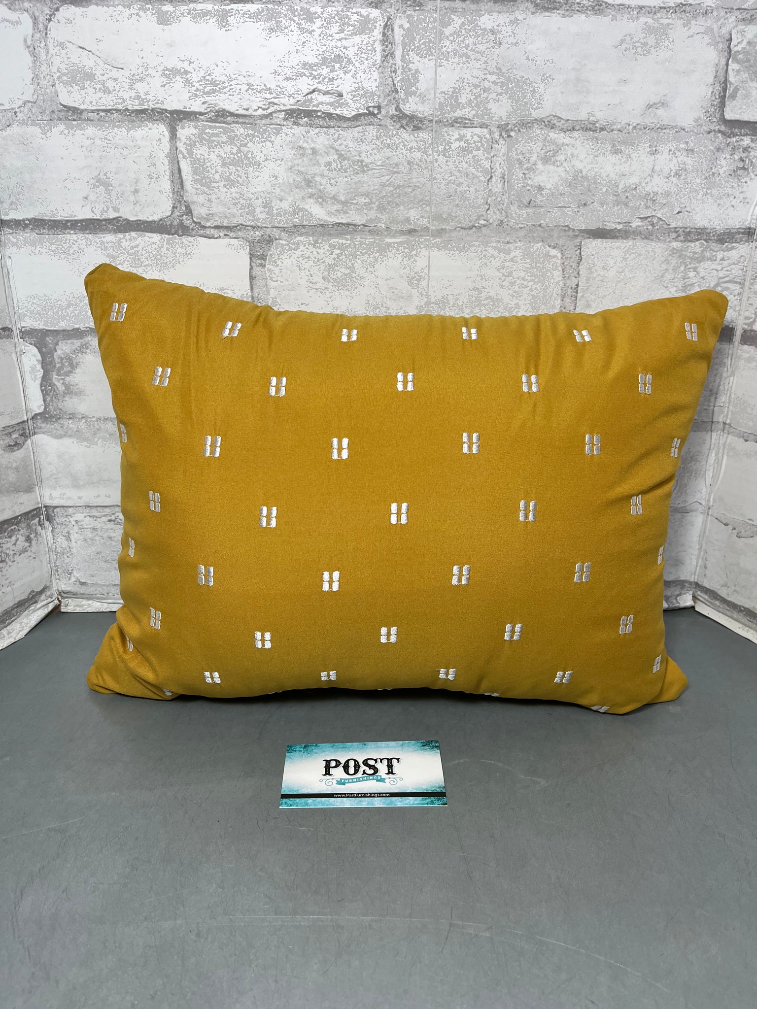 Mustard Yellow Throw Pillow