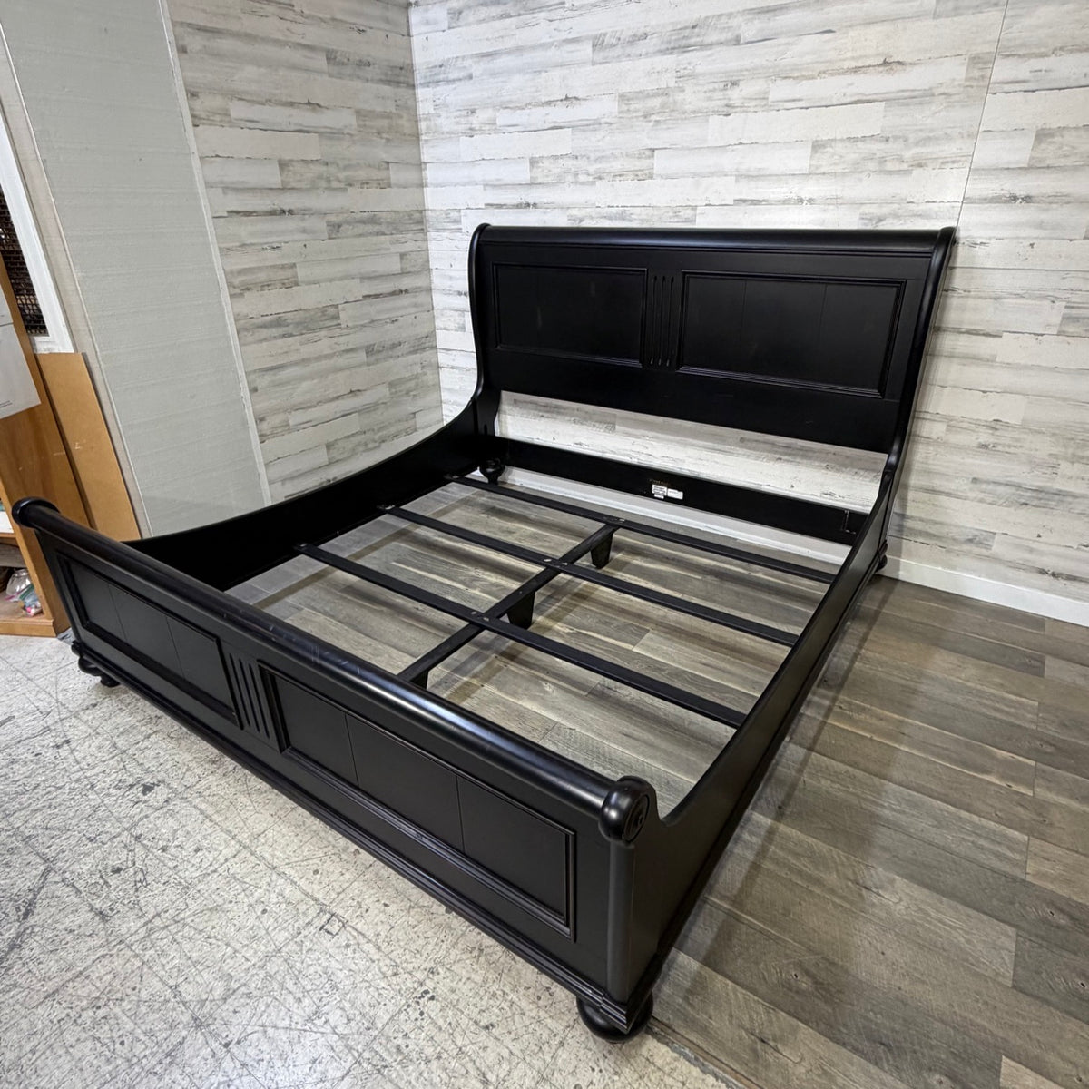 Ethan Allen King Bed Frame - 06 angled