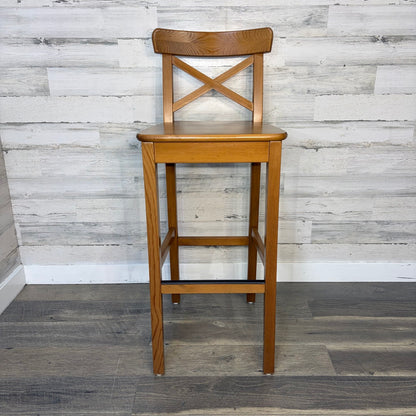 IKEA INGOLF bar table and 4 chairs set