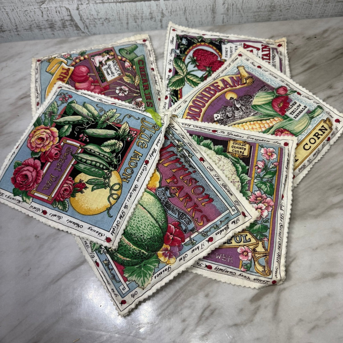 Angel Kiss cherries print pot holder