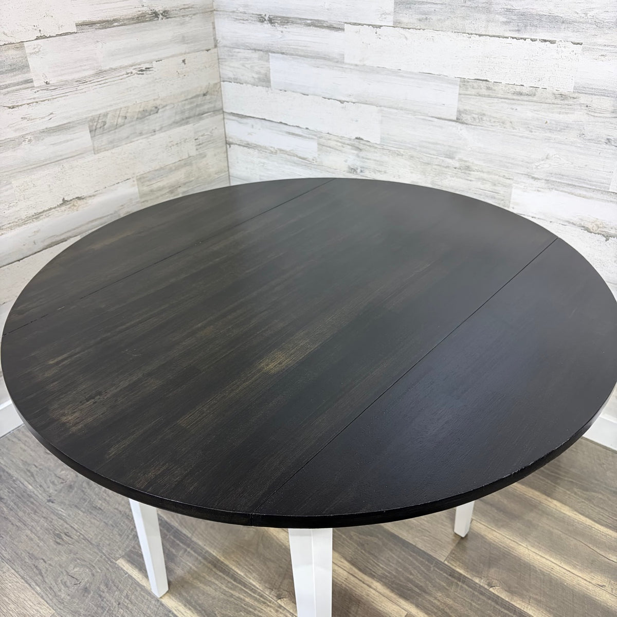 Refinished IKEA double drop leaf dining table