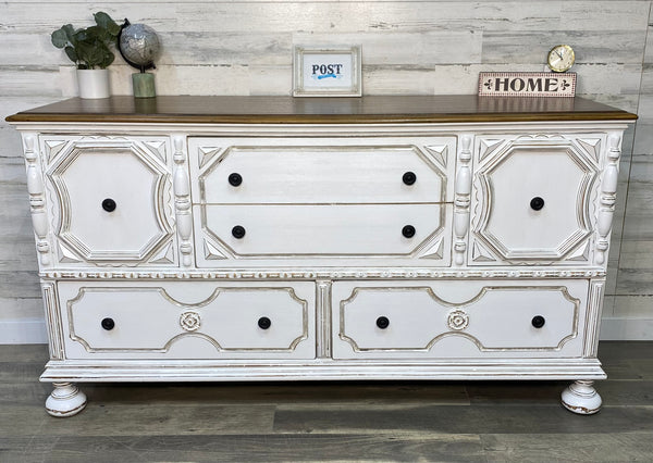 Antique White Buffet