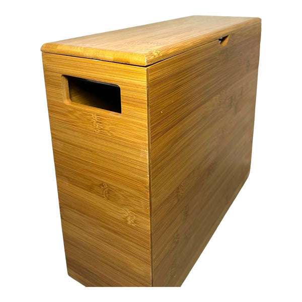 Bamboo File Storage Box