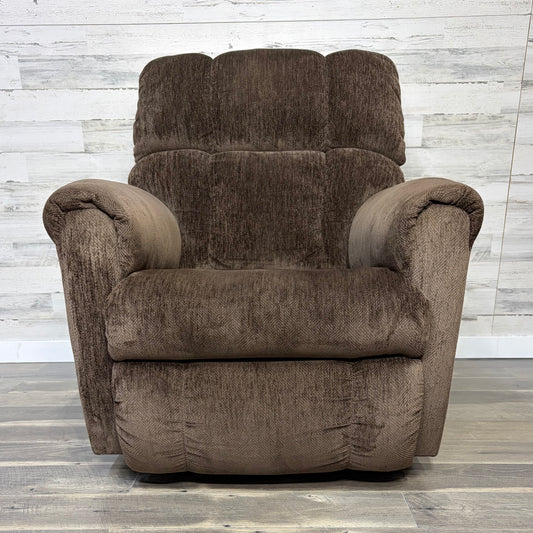 Brown Rocking Recliner Chair