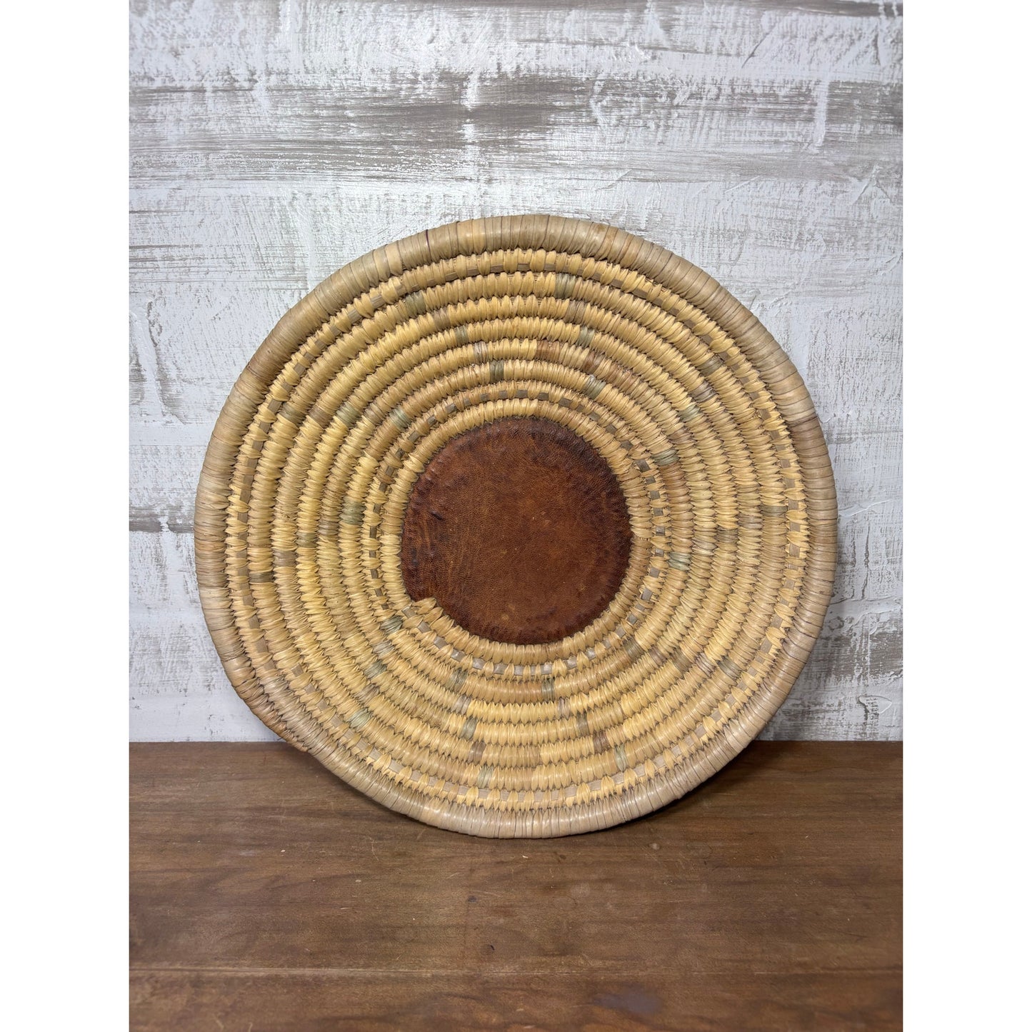 Woven Coil Boho Wall Decor Basket