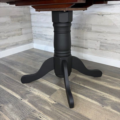 Round Double Drop Leaf Dining Table