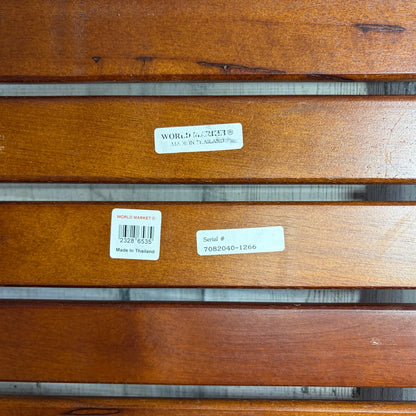 World Market label, made in Thailand