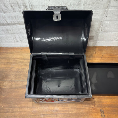 Painted Lunch Box Storage