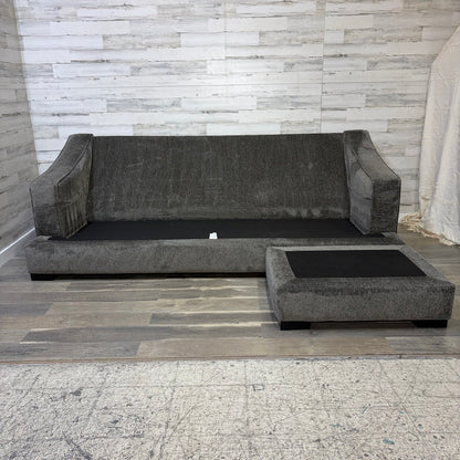 Stanton reversible sectional couch with chaise ottoman