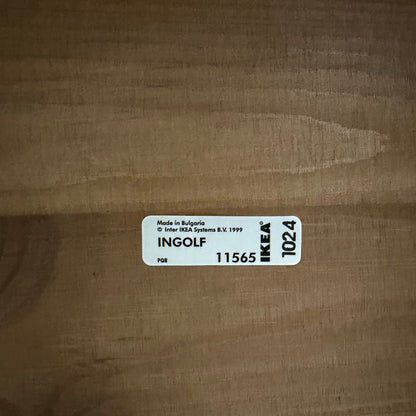 IKEA INGOLF bar table and 4 chairs set