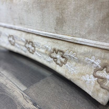 Embroidered skirt close-up