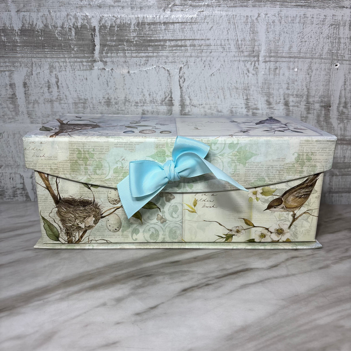 Bird Rectangular Keepsake Storage Box