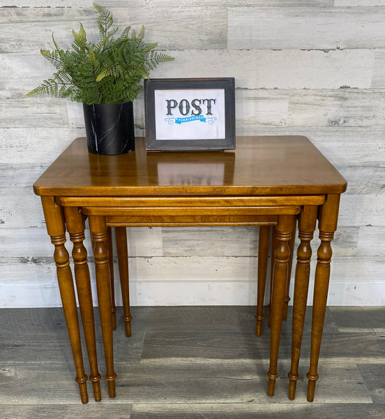 Ethan Allen Nesting Tables Set Of 3