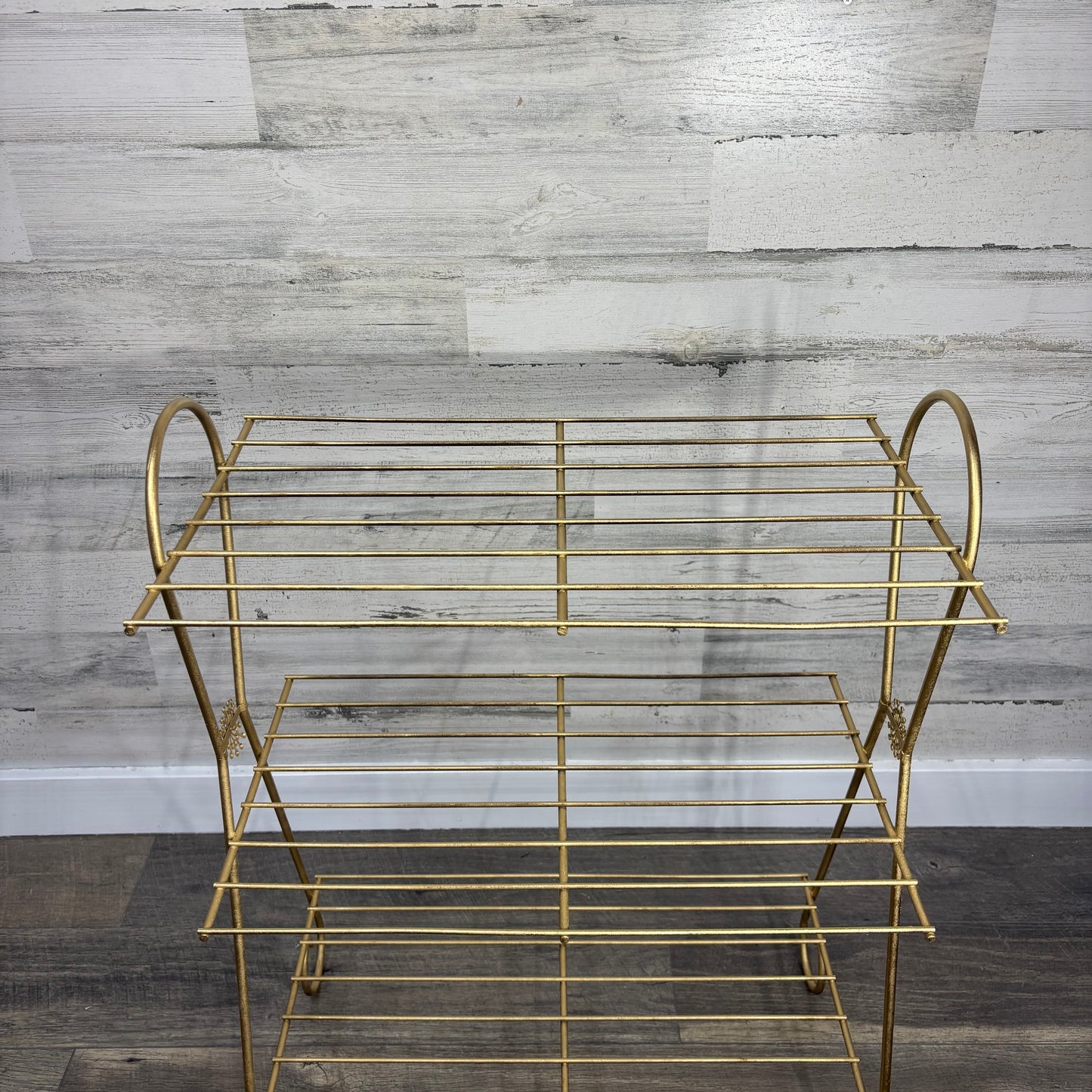 Gold Metal Plant Stand