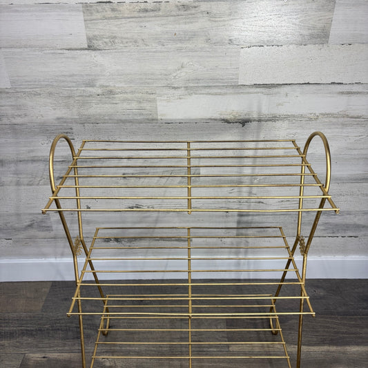 Gold Metal Plant Stand