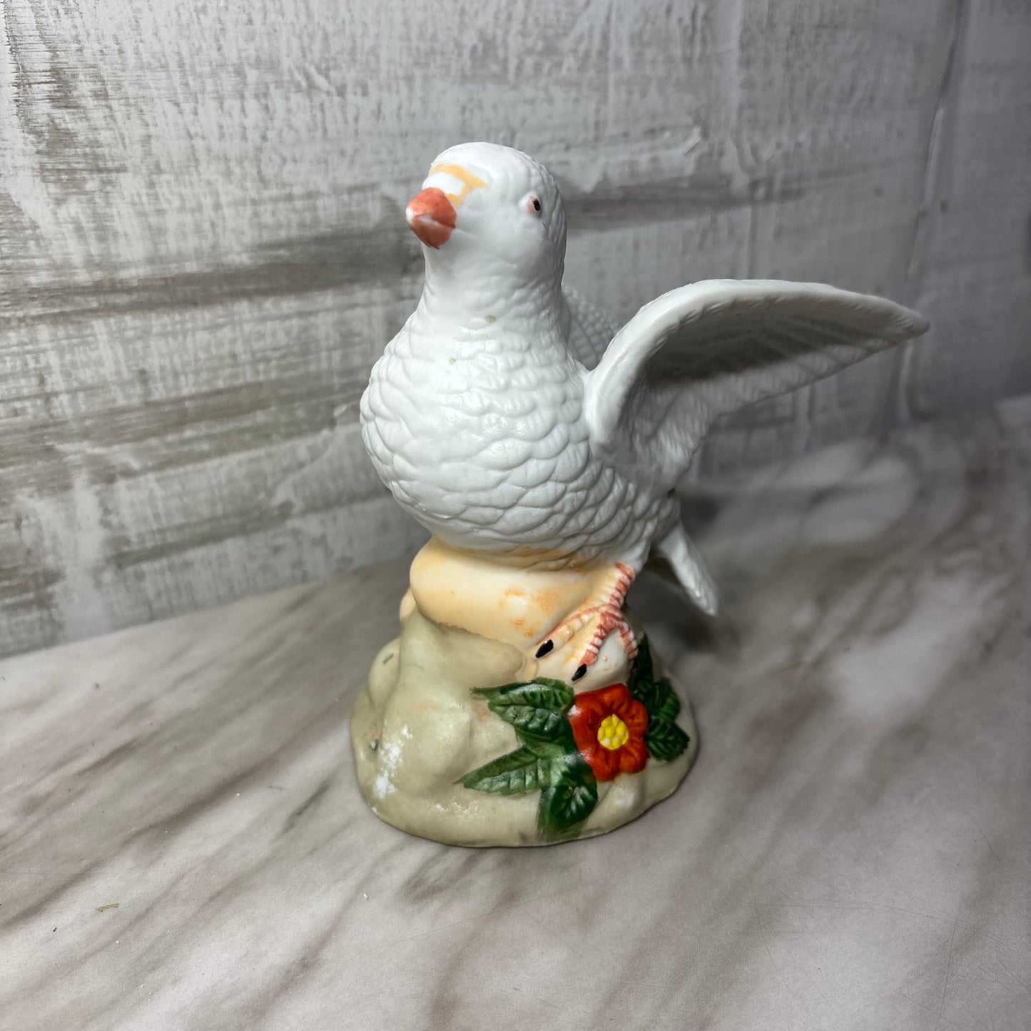 Vintage Porcelain White Dove